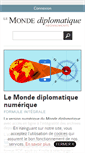 Mobile Screenshot of boutique.monde-diplomatique.fr
