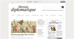 Desktop Screenshot of monde-diplomatique.fr