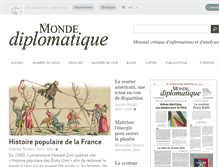 Tablet Screenshot of monde-diplomatique.fr